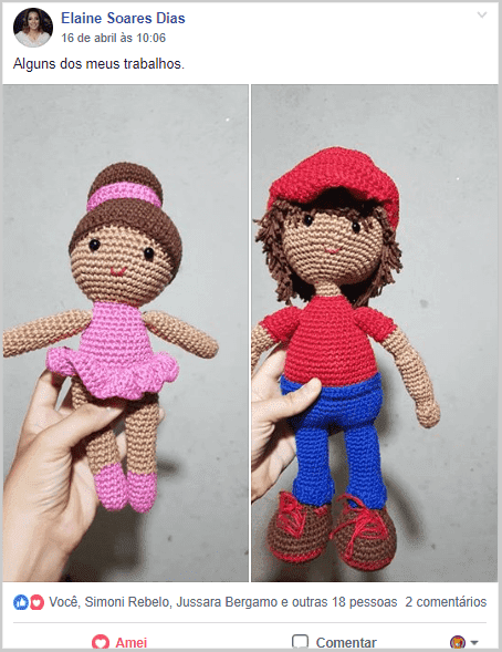 Amigurumi de boneca